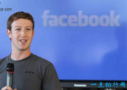 社交网站Facebook的联合创始人马克·扎克伯格
